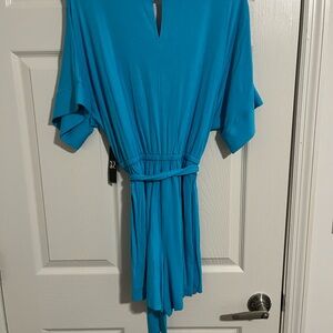 New York & Company Blue Jumpsuit